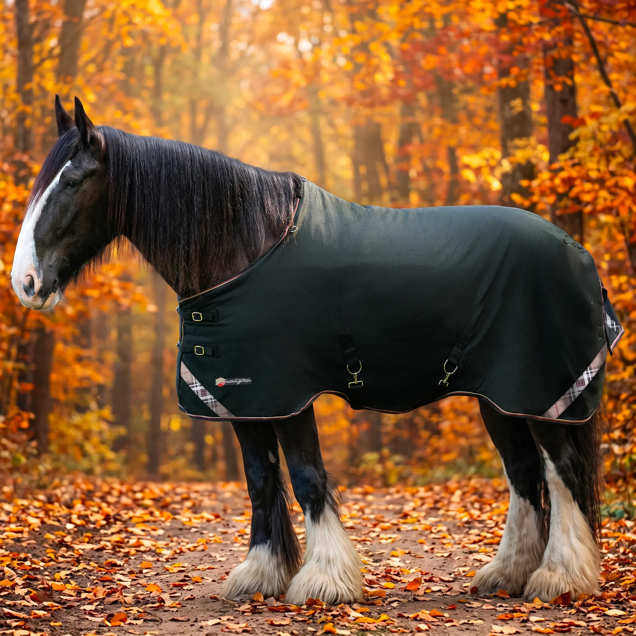 draft blanket black